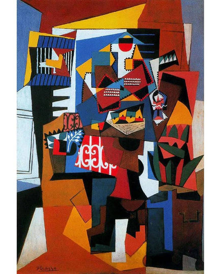 The Bird Cage: Pablo Picasso Inspired Canvas Print Wall Poster