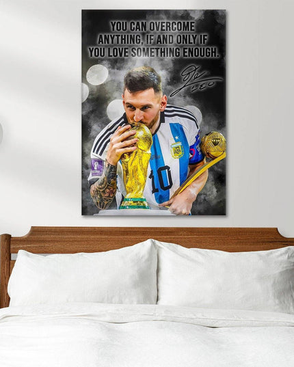 The Greatest of All Time - Lionel Messi World Cup 2022 Historical Moment Print Wall Poster
