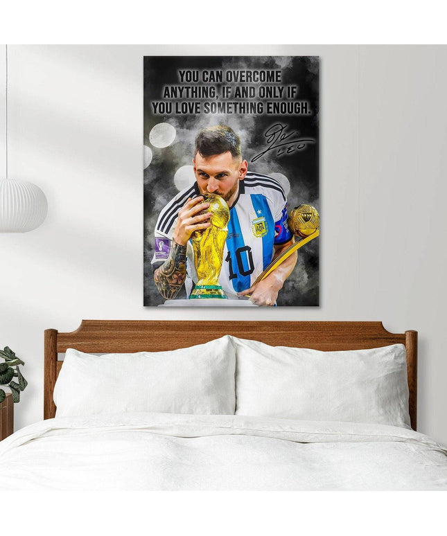 The Greatest of All Time - Lionel Messi World Cup 2022 Historical Moment Print Wall Poster