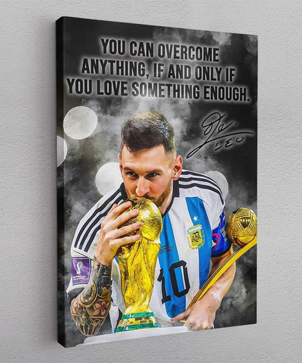 The Greatest of All Time - Lionel Messi World Cup 2022 Historical Moment Print Wall Poster