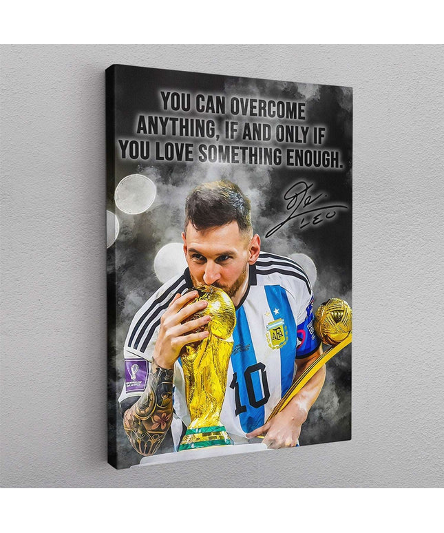 The Greatest of All Time - Lionel Messi World Cup 2022 Historical Moment Print Wall Poster