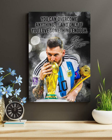 The Greatest of All Time - Lionel Messi World Cup 2022 Historical Moment Print Wall Poster