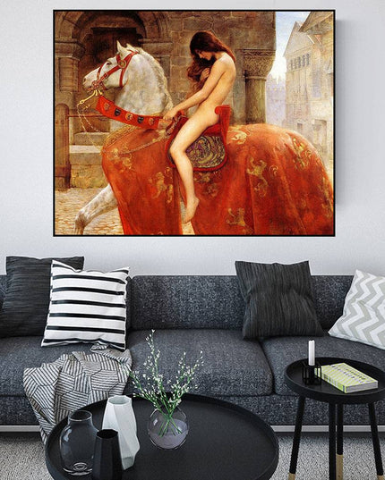 Timeless Artistry - John Collier's Lady Godiva Canvas Poster Wall Poster