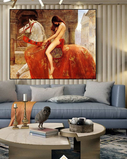 Timeless Artistry - John Collier's Lady Godiva Canvas Poster Wall Poster