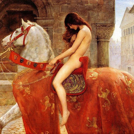 Timeless Artistry - John Collier's Lady Godiva Canvas Poster Wall Poster