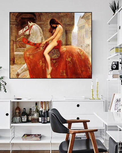 Timeless Artistry - John Collier's Lady Godiva Canvas Poster Wall Poster