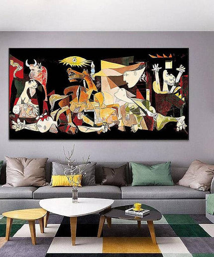 Timeless Artwork: Guernica by Pablo Picasso Anti-War Print Wall Poster