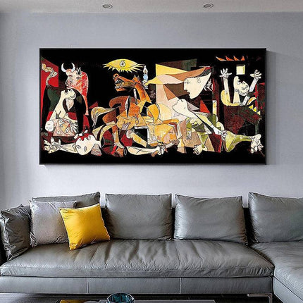 Timeless Artwork: Guernica by Pablo Picasso Anti-War Print Wall Poster