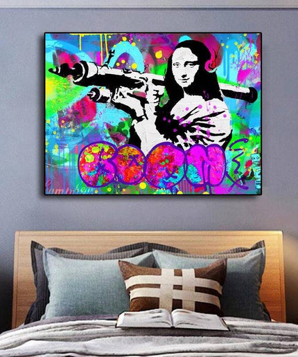 Urban Explosion: BOOM Launcher Graffiti by Stephen Chambers - Gallerie Canvas