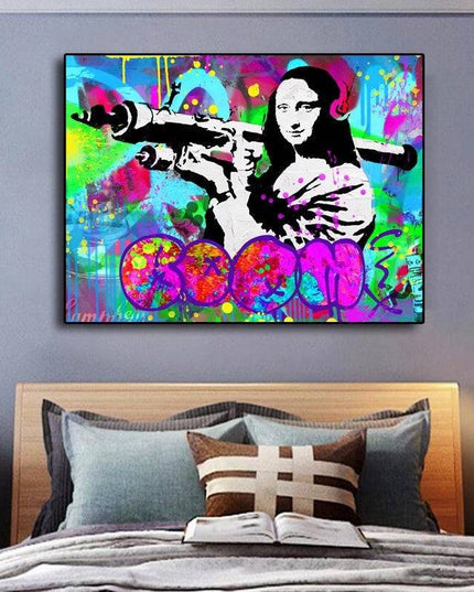 Urban Explosion: BOOM Launcher Graffiti by Stephen Chambers - Gallerie Canvas