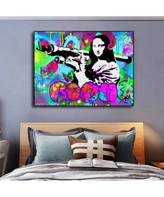 Urban Explosion: BOOM Launcher Graffiti by Stephen Chambers - Gallerie Canvas