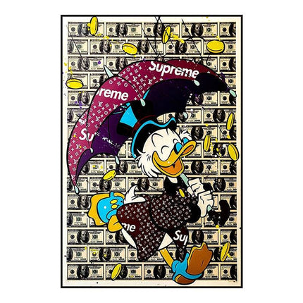 Whimsical Pop: Disney Cartoon Star Creative Pop Art Poster 