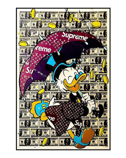 Whimsical Pop: Disney Cartoon Star Creative Pop Art Poster 