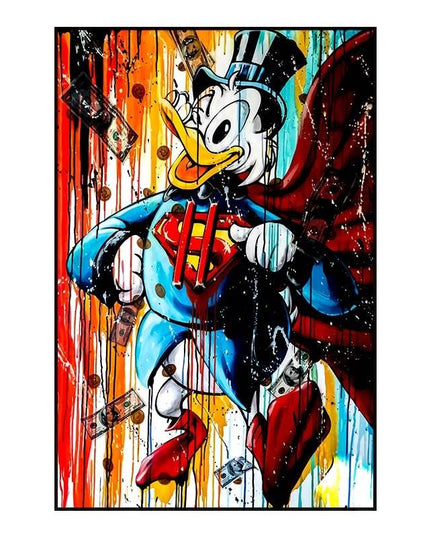 Whimsical Pop: Disney Cartoon Star Creative Pop Art Poster 