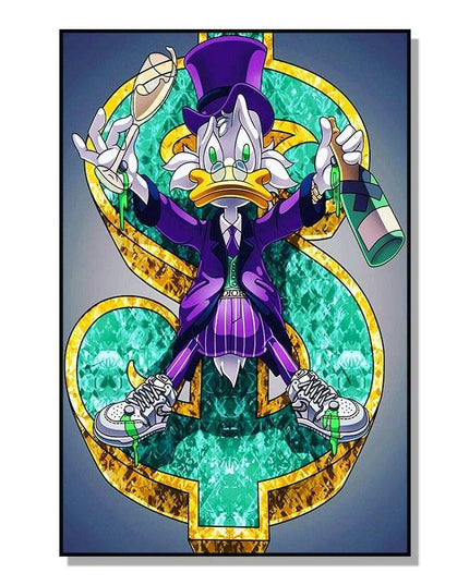 Whimsical Pop: Disney Cartoon Star Creative Pop Art Poster 