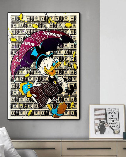 Whimsical Pop: Disney Cartoon Star Creative Pop Art Poster 