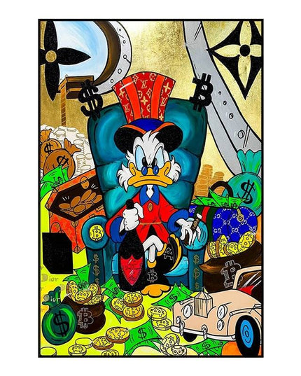 Whimsical Pop: Disney Cartoon Star Creative Pop Art Poster 