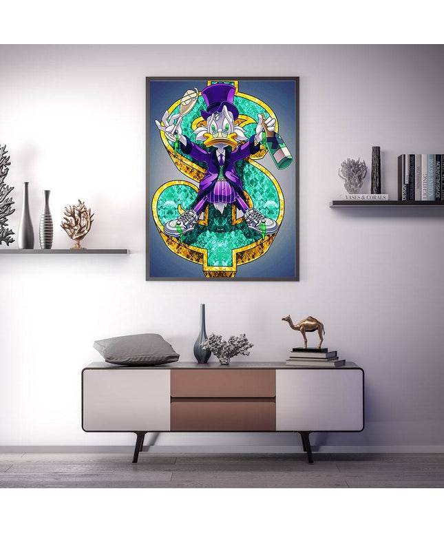 Whimsical Pop: Disney Cartoon Star Creative Pop Art Poster 