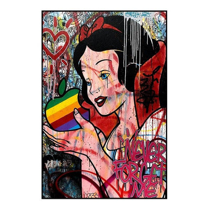 Whimsical Pop: Disney Cartoon Star Creative Pop Art Poster 