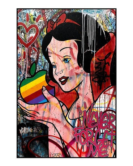 Whimsical Pop: Disney Cartoon Star Creative Pop Art Poster 