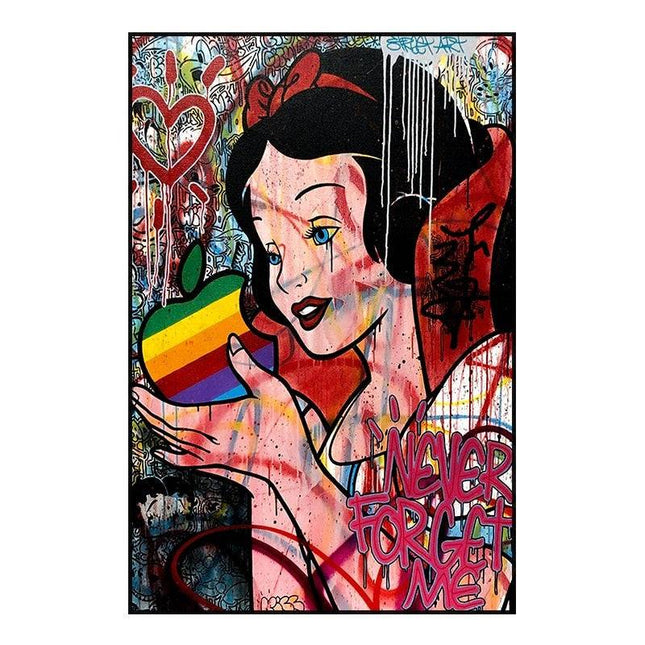 Whimsical Pop: Disney Cartoon Star Creative Pop Art Poster 