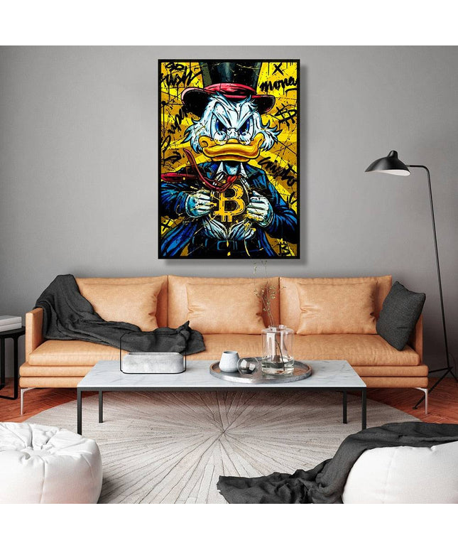 Whimsical Pop: Disney Cartoon Star Creative Pop Art Poster 