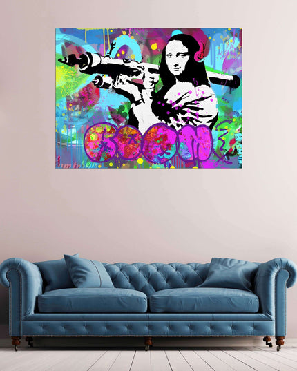 Urban Explosion: BOOM Launcher Graffiti by Stephen Chambers - Gallerie Canvas