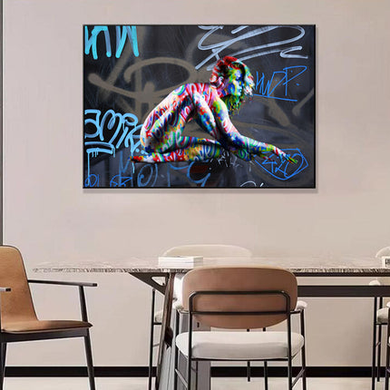 Urban Rhythm: Graffiti Dancer by Stephen Chambers - Gallerie Canvas