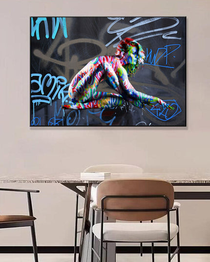 Urban Rhythm: Graffiti Dancer by Stephen Chambers - Gallerie Canvas