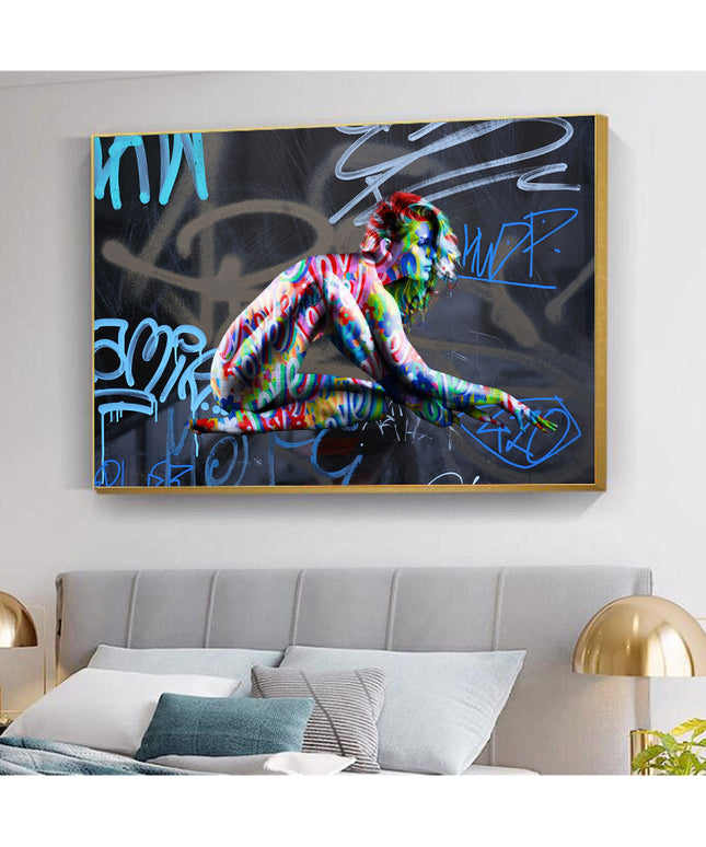 Urban Rhythm: Graffiti Dancer by Stephen Chambers - Gallerie Canvas
