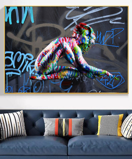 Urban Rhythm: Graffiti Dancer by Stephen Chambers - Gallerie Canvas