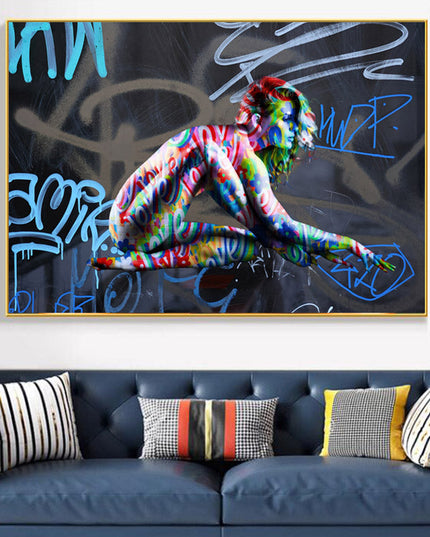Urban Rhythm: Graffiti Dancer by Stephen Chambers - Gallerie Canvas