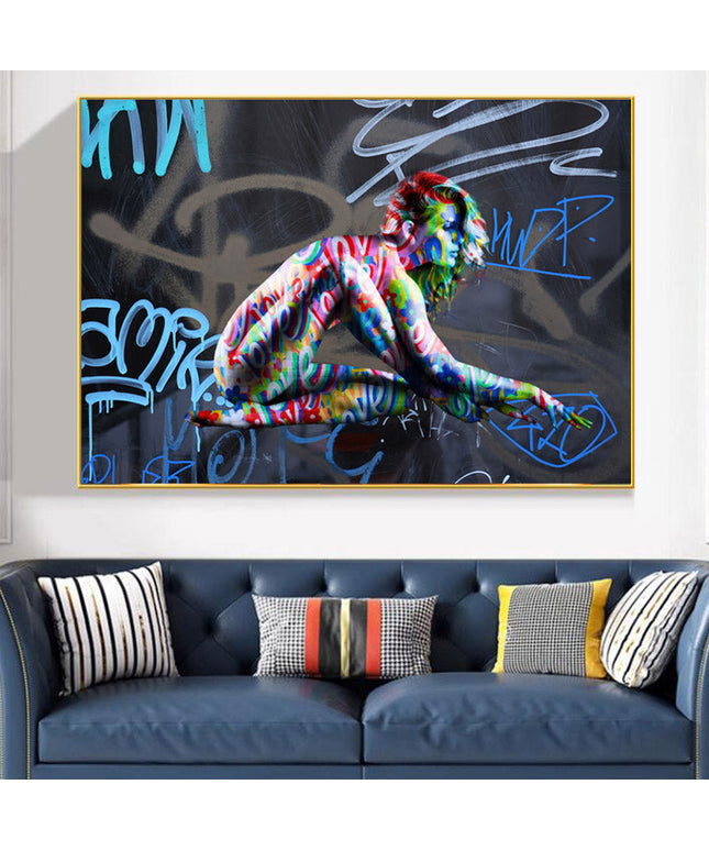 Urban Rhythm: Graffiti Dancer by Stephen Chambers - Gallerie Canvas