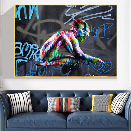 Urban Rhythm: Graffiti Dancer by Stephen Chambers - Gallerie Canvas