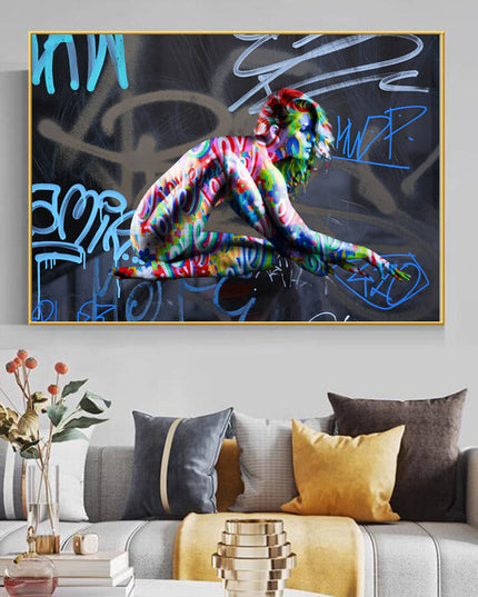 Urban Rhythm: Graffiti Dancer by Stephen Chambers - Gallerie Canvas