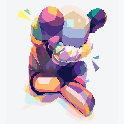 Abstract Illusions Kaws Canvas Print - Eye-Catching Modern Art for Your Wall