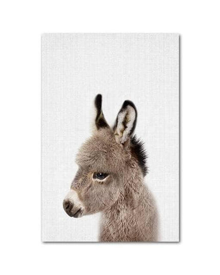Animal Kingdom Canvas Print - Playful Wall Art for Kids' Rooms