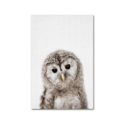 Animal Kingdom Canvas Print - Playful Wall Art for Kids' Rooms
