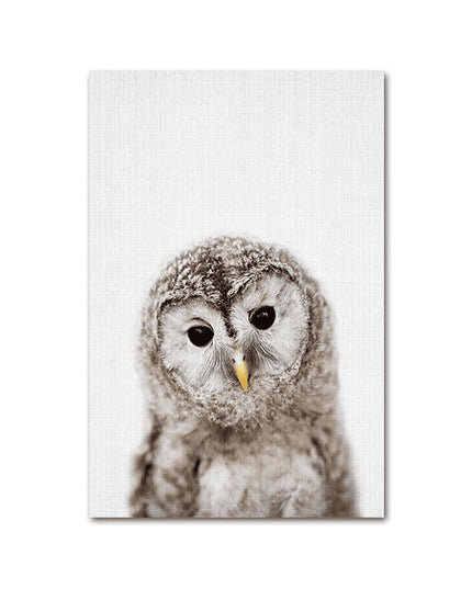 Animal Kingdom Canvas Print - Playful Wall Art for Kids' Rooms