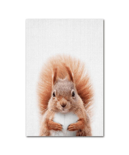 Animal Kingdom Canvas Print - Playful Wall Art for Kids' Rooms