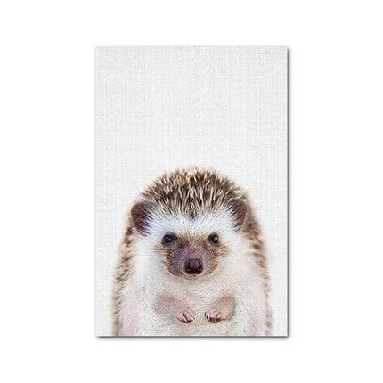 Animal Kingdom Canvas Print - Playful Wall Art for Kids' Rooms