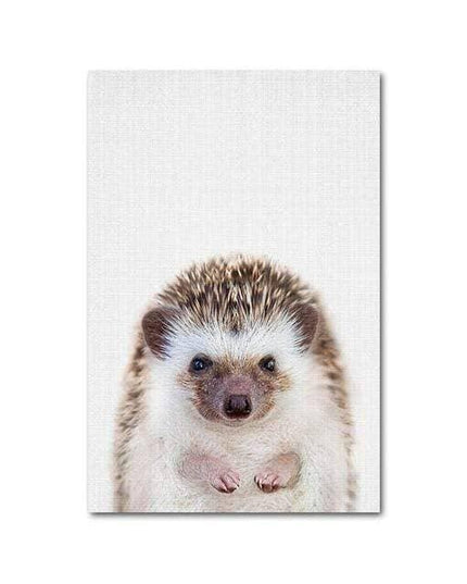 Animal Kingdom Canvas Print - Playful Wall Art for Kids' Rooms