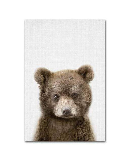 Animal Kingdom Canvas Print - Playful Wall Art for Kids' Rooms