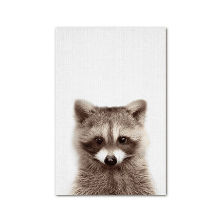 Animal Kingdom Canvas Print - Playful Wall Art for Kids' Rooms