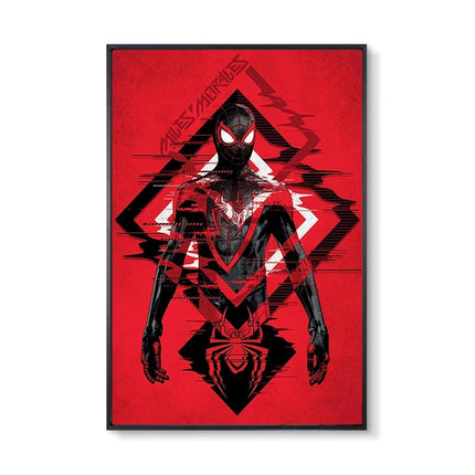 Marvel Super Hero Decorative Painting Anime Spider Man Art Poster Retro American Film Mural Home Childrens Room Wall Decor Print 