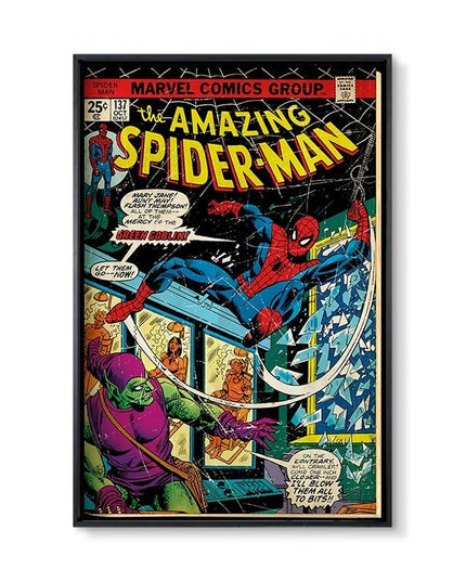 Marvel Super Hero Decorative Painting Anime Spider Man Art Poster Retro American Film Mural Home Childrens Room Wall Decor Print 