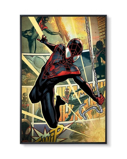 Marvel Super Hero Decorative Painting Anime Spider Man Art Poster Retro American Film Mural Home Childrens Room Wall Decor Print 