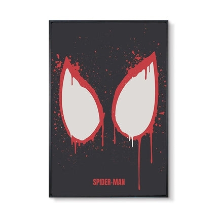 Marvel Super Hero Decorative Painting Anime Spider Man Art Poster Retro American Film Mural Home Childrens Room Wall Decor Print 