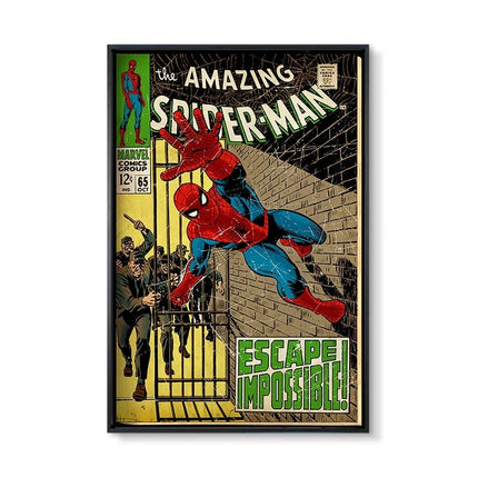 Marvel Super Hero Decorative Painting Anime Spider Man Art Poster Retro American Film Mural Home Childrens Room Wall Decor Print 