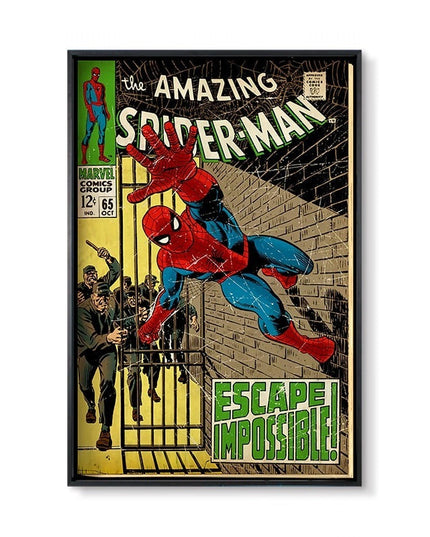 Marvel Super Hero Decorative Painting Anime Spider Man Art Poster Retro American Film Mural Home Childrens Room Wall Decor Print 
